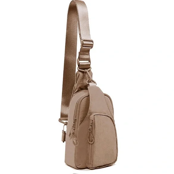 Stylish Tan Sling Bag - Picture 3 of 13